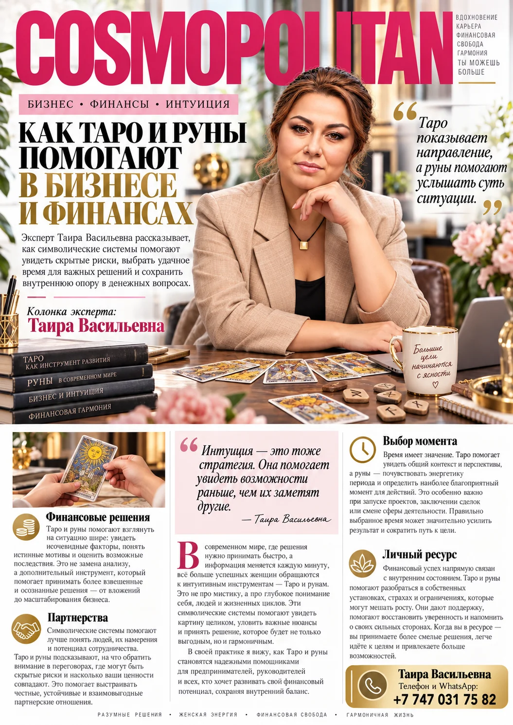Статья Таиры Васильевны в журнале Cosmopolitan